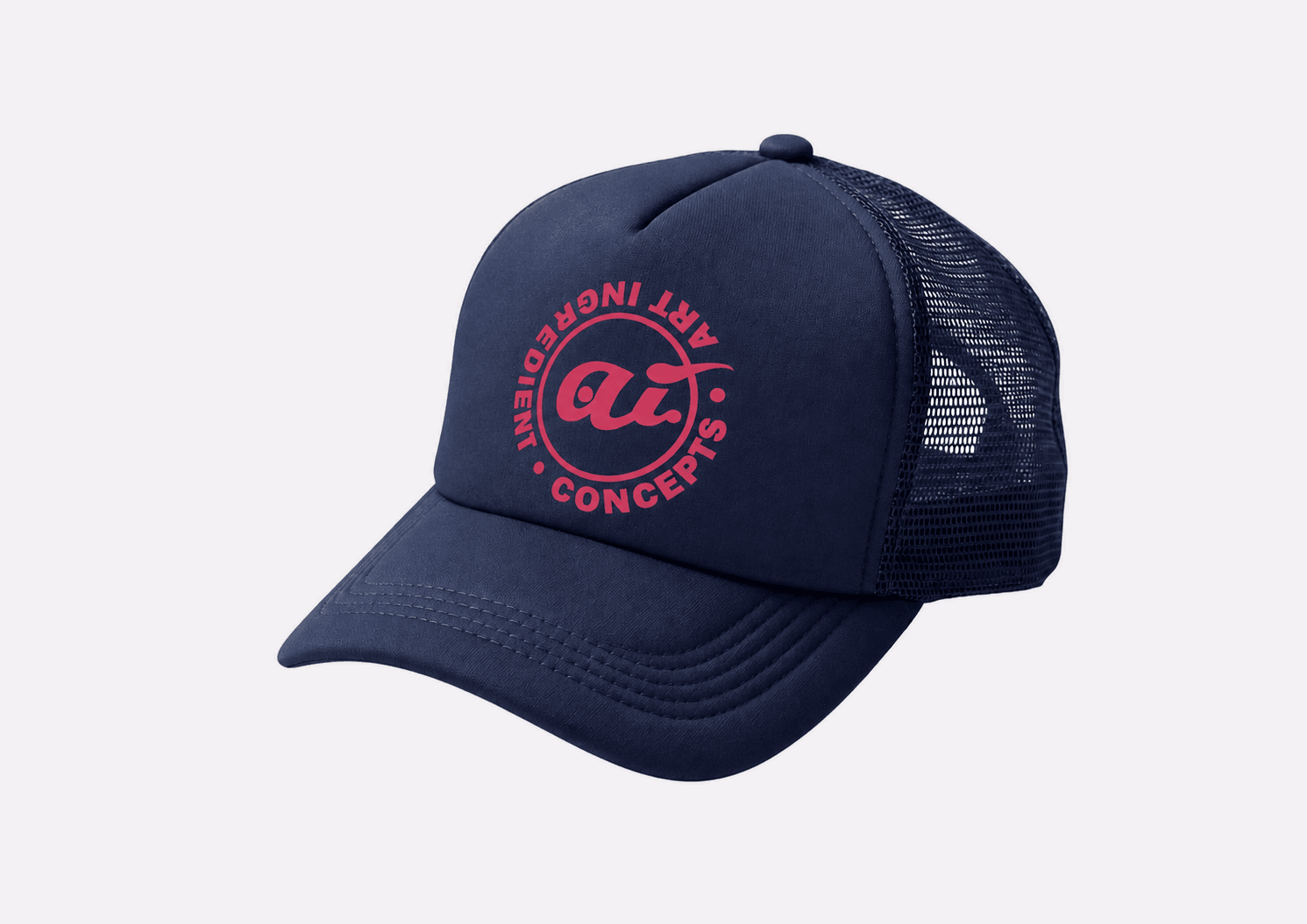 AICON Trucker Cap — Midnight Navy